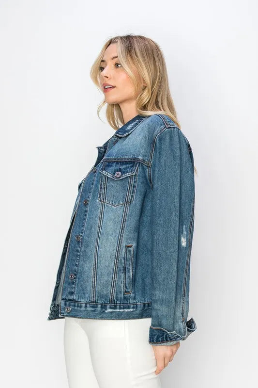 Vintage Denim Style Jacket