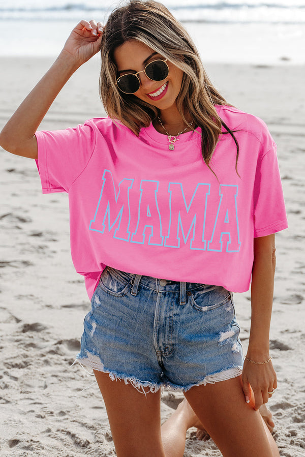 Neon Pink MAMA Tee