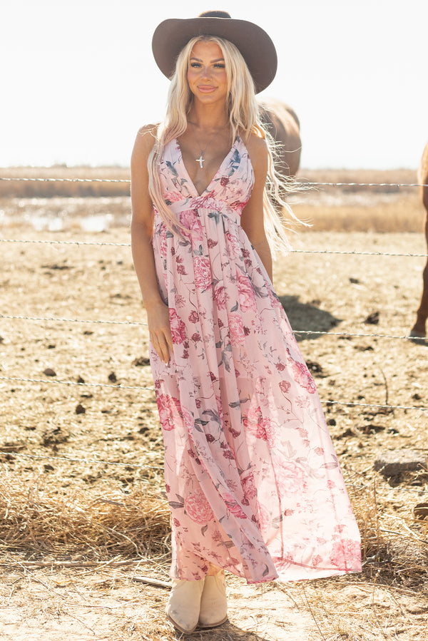 Romantic Floral Maxi Dress