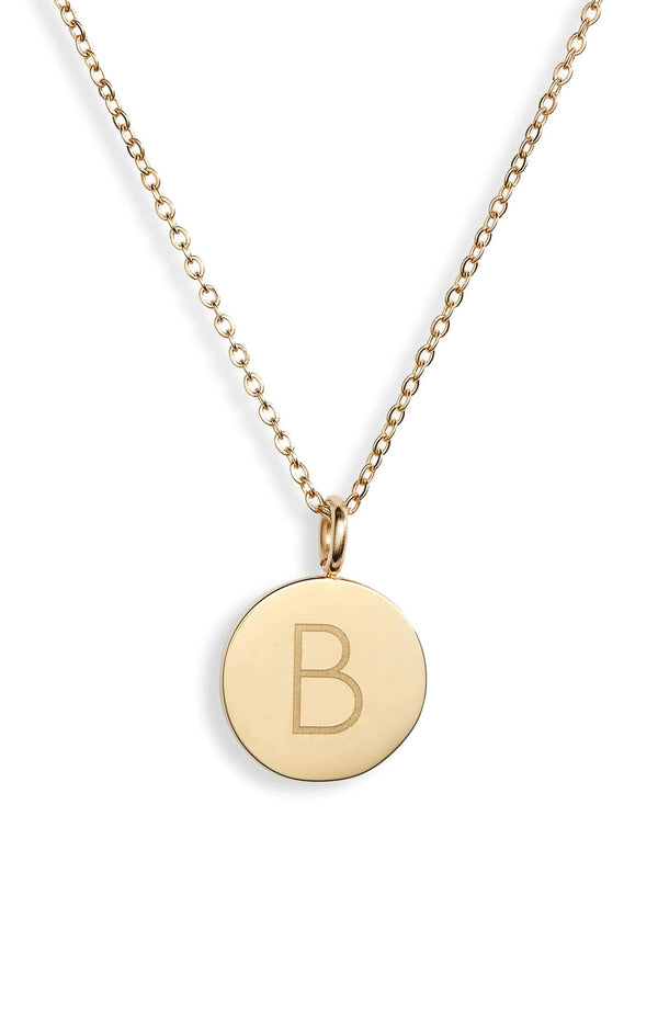 Elegant Initial Charm Necklace