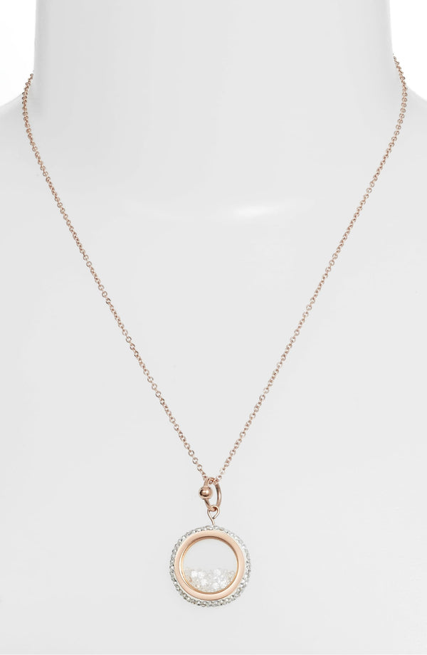 Sparkling Crystal Vessel Pendant